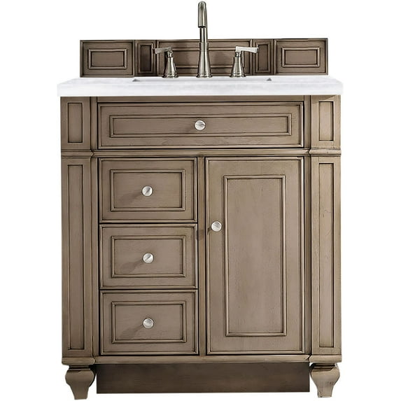 James Martin Vanities 157-V30-3Af Bristol 30" Free Standing Single Basin Hardwood Vanity