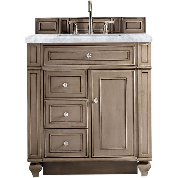 James Martin Vanities 157-V30-WW-3CAR Bristol 30" Free Standing Single Basin Hardwood