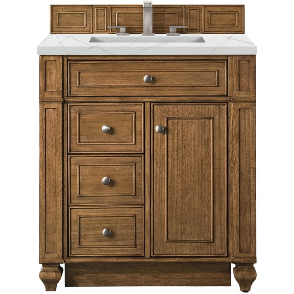 James Martin Vanities 157-V30-SBR-3ENC Bristol 30" Free Standing Single Basin Vanity Set -