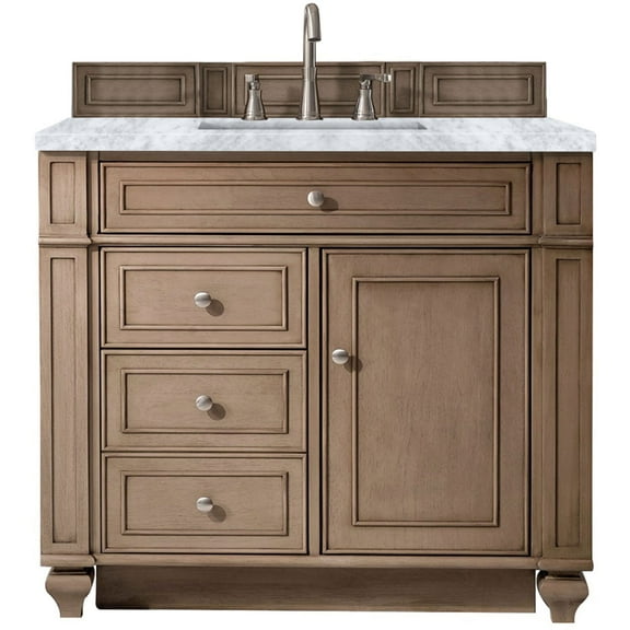 James Martin Vanities 157-V36-3Car Bristol 36" Free Standing Single Basin Hardwood Vanity