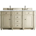 thumbnail image 1 of James Martin Vanities 157-V60d-3Car Bristol 60" Free Standing Double Basin Hardwood Vanity, 1 of 7