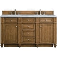 thumbnail image 1 of James Martin Vanities 157-V60D-SBR-3EJP Bristol 60" Free Standing Double Basin Hardwood, 1 of 7