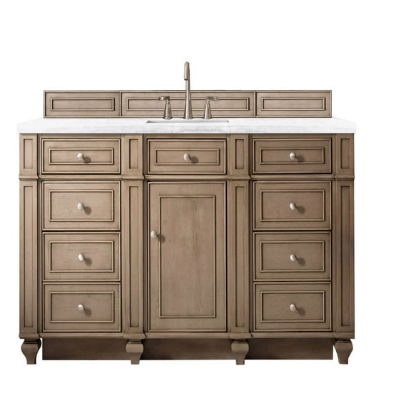 James Martin Vanities 157-V60s-3Af Bristol 60" Free Standing Single Basin Hardwood Vanity
