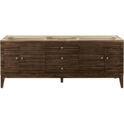 James Martin Vanities 210-V72s Linear 72" Single Basin Wood Vanity Cabinet Only - Wood