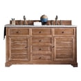 thumbnail image 1 of James Martin Vanities 238-104-561-3Ocar Savannah 60" Free Standing Double Basin Vanity Set, 1 of 6