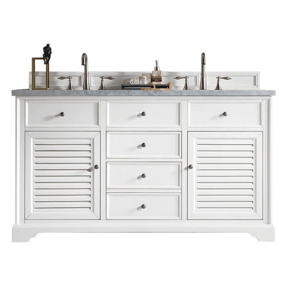 James Martin Vanities 238-104-V60d-3Oglb Savannah 60" Free Standing Double Basin Vanity