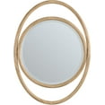 thumbnail image 1 of James Martin Vanities 242-MO28-NAT Esca 28" W X 38" H Modern Oval Wood Framed Bathroom, 1 of 3