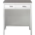 thumbnail image 1 of James Martin Vanities E444-Cu30-3Gex Addison 30" Makeup Vanity Set - White, 1 of 4