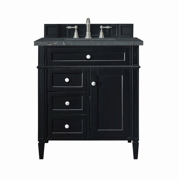James Martin Vanities 650-V30-3Pbl Brittany 30" Single Basin Poplar Wood Vanity Set -
