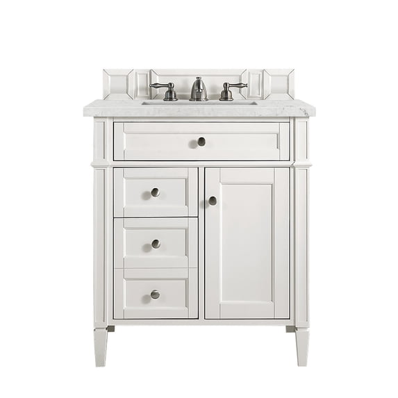 James Martin Vanities 650-V30-3Ejp Brittany 30" Single Basin Poplar Wood Vanity Set -