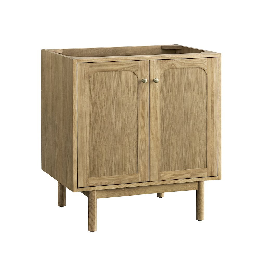 Laurent 30" Light Natural Oak Single Vanity Base
