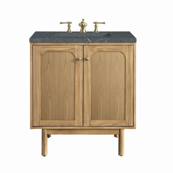 James Martin Vanities 545-V30-LNO-3PBL Laurent 30" Single Basin Poplar Wood Vanity Set -