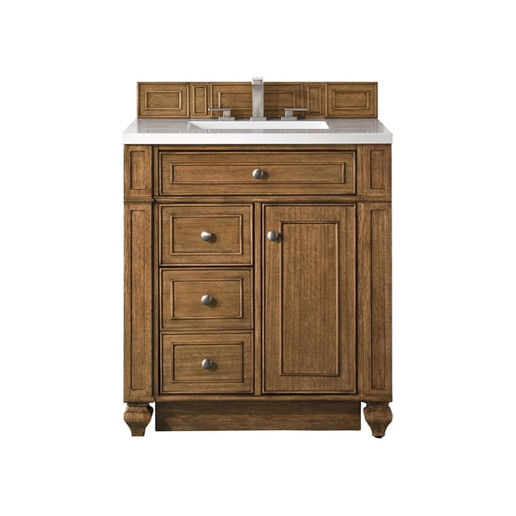 James Martin Vanities 157-V30-SBR-3WZ Bristol 30" Free Standing Single Basin Vanity Set -