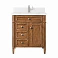thumbnail image 1 of James Martin Vanities 650-V30-SBR-1WZ Brittany 30" Single Basin Poplar Wood Vanity Set -, 1 of 7