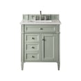 thumbnail image 1 of James Martin Vanities 650-V30-SGR-3WZ Brittany 30" Single Basin Poplar Wood Vanity Set -, 1 of 7