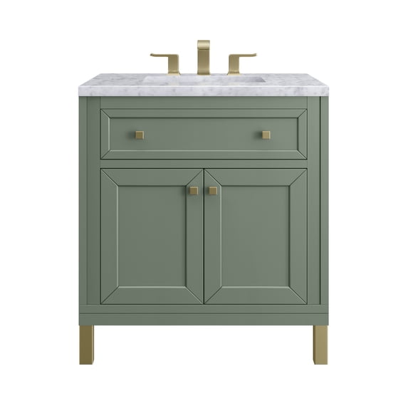 James Martin Vanities 305-V30-3Car Chicago 30" Free Standing Or Wall Mounted Single Basin
