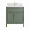 thumbnail image 1 of James Martin Vanities 305-V30-1Wz Chicago 30" Single Basin Wood Vanity Set - Smokey, 1 of 4