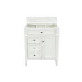 thumbnail image 1 of James Martin Vanities 655-V30 Brittany 30" Single Basin Poplar Wood Vanity Cabinet Only -, 1 of 7