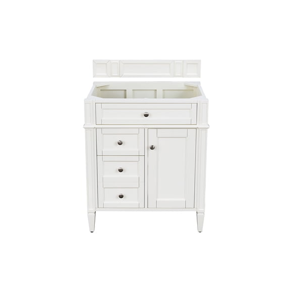 James Martin Vanities 655-V30 Brittany 30" Single Basin Poplar Wood Vanity Cabinet Only -