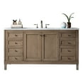 thumbnail image 1 of James Martin Vanities 305-V60s-3Clw Chicago 60" Free Standing Wall Mounted / Floating, 1 of 5