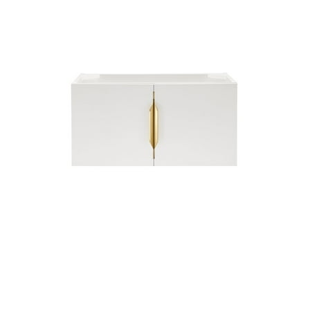 James Martin Vanities 31.5" Single Vanity Cabinet, Glossy White