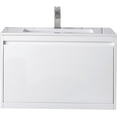 thumbnail image 1 of James Martin Vanities 805-V31.5-Gw Mantova 32" Wall Mounted Single Basin Poplar Wood, 1 of 7
