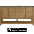thumbnail image 1 of James Martin Vanities 330-V60s-Fpbl Breckenridge 60" Free Standing Single Basin Poplar, 1 of 7