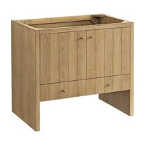 James Martin Vanities 36" Single Vanity Cabinet, Light Natural Oak