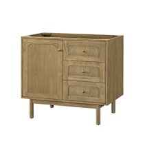 James Martin Vanities 36" Single Vanity Cabinet, Light Natural Oak
