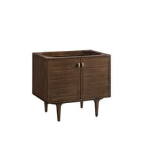 James Martin Vanities 36" Single Vanity Cabinet, Mid-Century Walnut