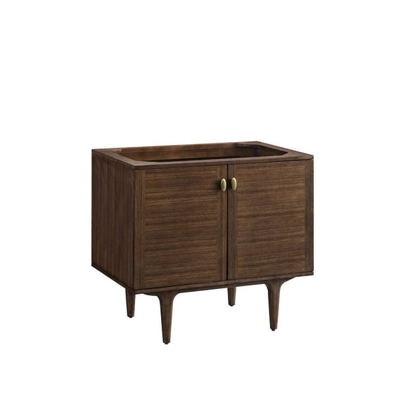James Martin Vanities 36" Single Vanity Cabinet, Mid-Century Walnut
