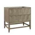 thumbnail image 1 of James Martin Vanities D100-V36-PBO Emmeline 36" Free Standing Single Basin Ash Wood Vanity, 1 of 6
