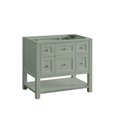 thumbnail image 1 of James Martin Vanities 36" Single Vanity Cabinet, Smokey Celadon, 1 of 9