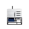 thumbnail image 1 of James Martin Vanities 983-V36-Mb-Gw Columbia 36" Free Standing Single Basin Vanity Set -, 1 of 3