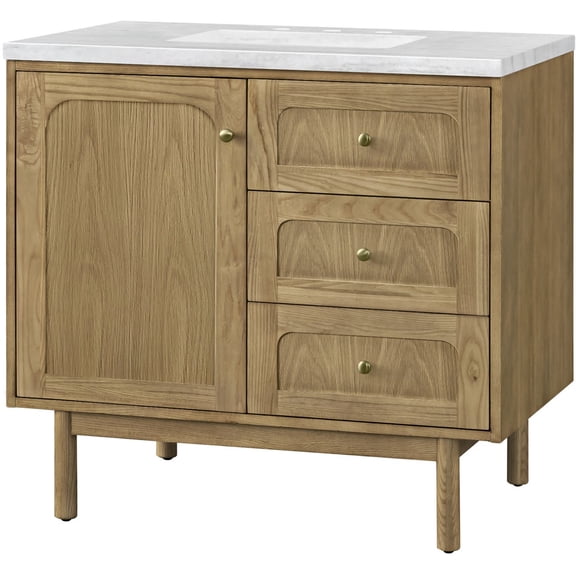 James Martin Vanities 545-V36-3Af Laurent 36" Free Standing Or Wall Mounted Single Basin