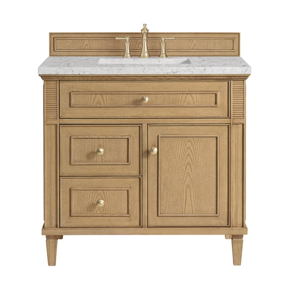 James Martin Vanities 424-V36-LNO-3EJP Lorelai 36" Single Basin Wood Vanity Set - Light
