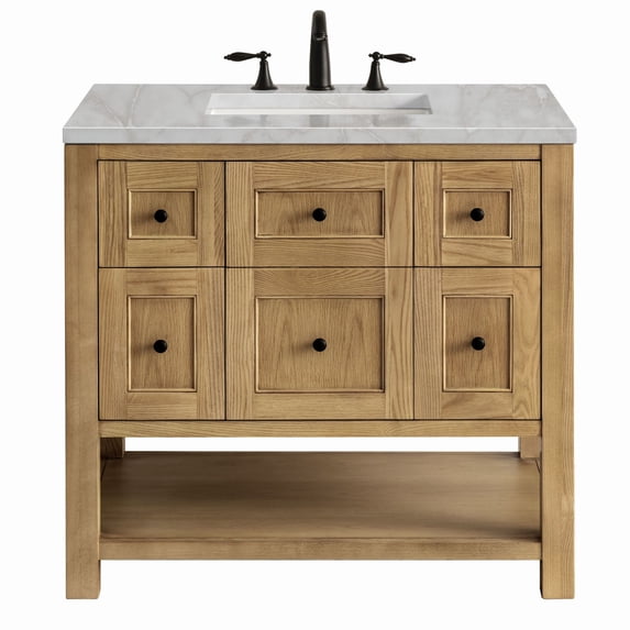 James Martin Vanities 330-V36-3Vsl Breckenridge 36" Free Standing Single Basin Poplar Wood