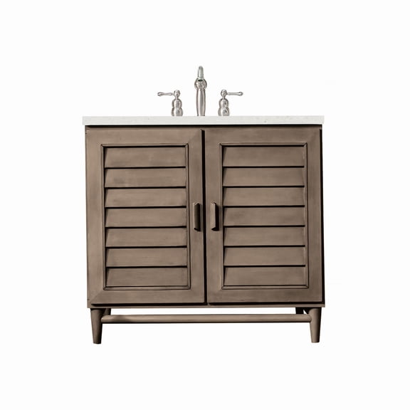 James Martin Vanities 620-V36-3Ldl Portland 36" Single Basin Wood Vanity Set - Wood