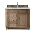 thumbnail image 1 of James Martin Vanities 36" Single Vanity, Whitewashed Walnut w/ 3 CM Victorian Silver Quartz Top, 1 of 4