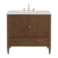 thumbnail image 1 of James Martin Vanities 485-V36-WLT-3LDL Myrrin 36" Single Basin Wood Vanity Set -, 1 of 7