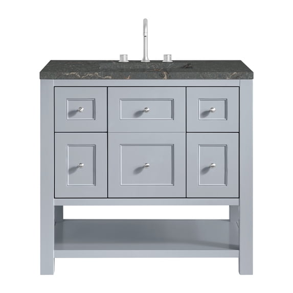 James Martin Vanities 330-V36-SRB-3PBL Breckenridge 36" Free Standing Single Basin Poplar