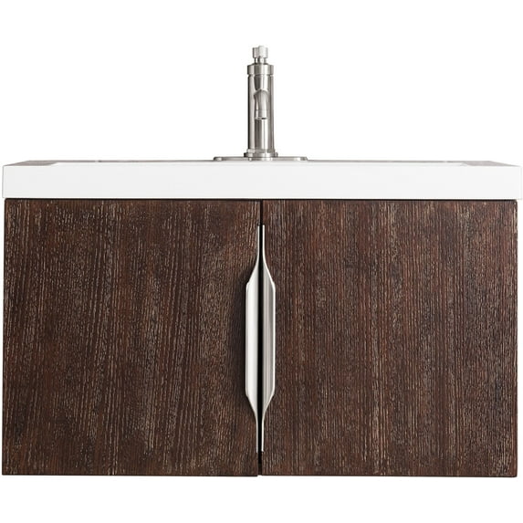 James Martin Vanities 388-V31.5-Wg Columbia 31.5" Wall Mounted Single Basin Hardwood