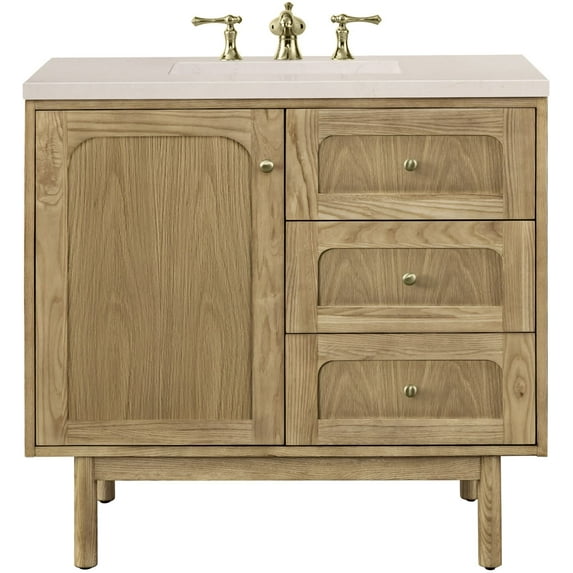 James Martin Vanities 388-V48-Bn-Gw Columbia 48" Single Basin Wood Vanity Set - Wood