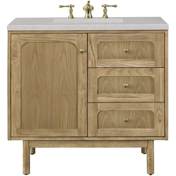 James Martin Vanities 388-V48-Rg-Gw Columbia 48" Single Basin Wood Vanity Set - Wood