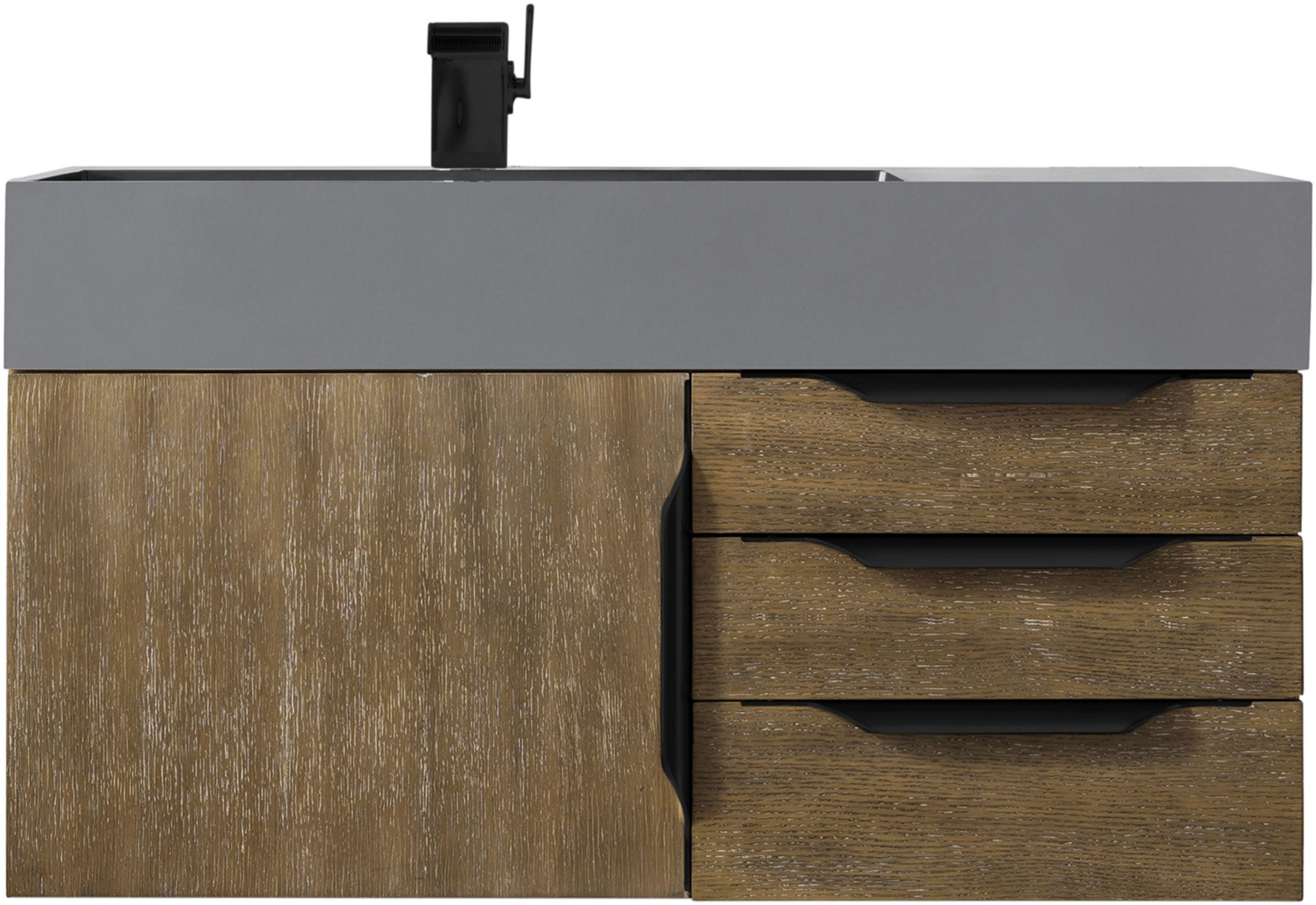 James Martin Vanities 389-V72d-Mb-Dgg Mercer Island 72