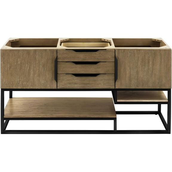 James Martin Vanities 389-V72s-A-Dgg Mercer Island 72" Single Basin Birch Wood Vanity Set