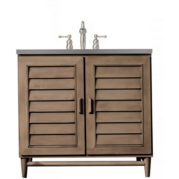 James Martin Vanities Mercer Island 72" Single Vanity, Coffee Oak