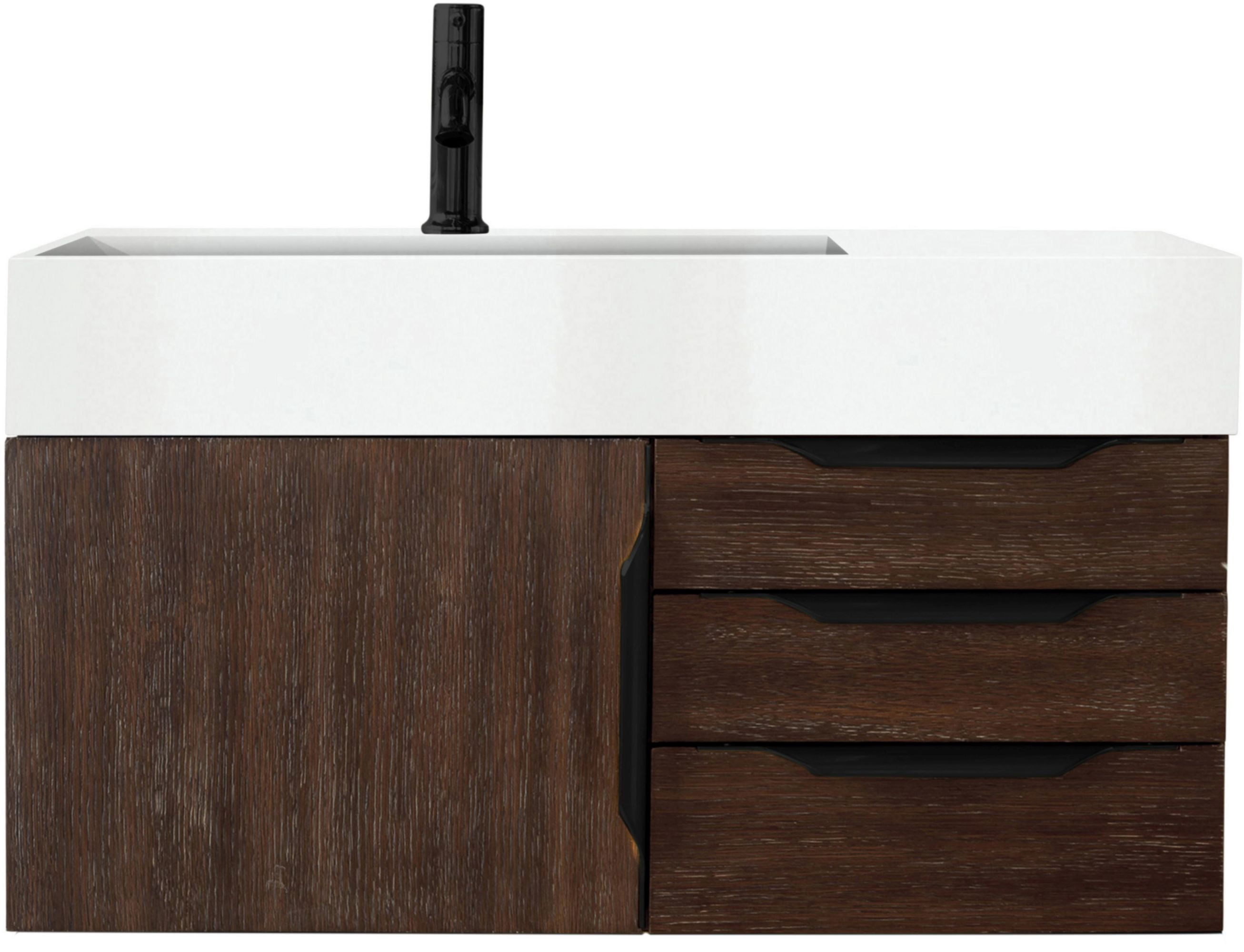 Merce Vanity James Martin Vanities 389-V72s-Mb Mercer Island 72