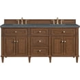 thumbnail image 1 of James Martin Vanities 424-V72-Fpbl Lorelai 72" Free Standing Double Basin Hardwood Vanity, 1 of 7