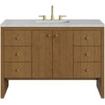 thumbnail image 1 of James Martin Vanities 435-V48-3Enc Hudson 48" Free Standing Single Basin Poplar Wood, 1 of 7